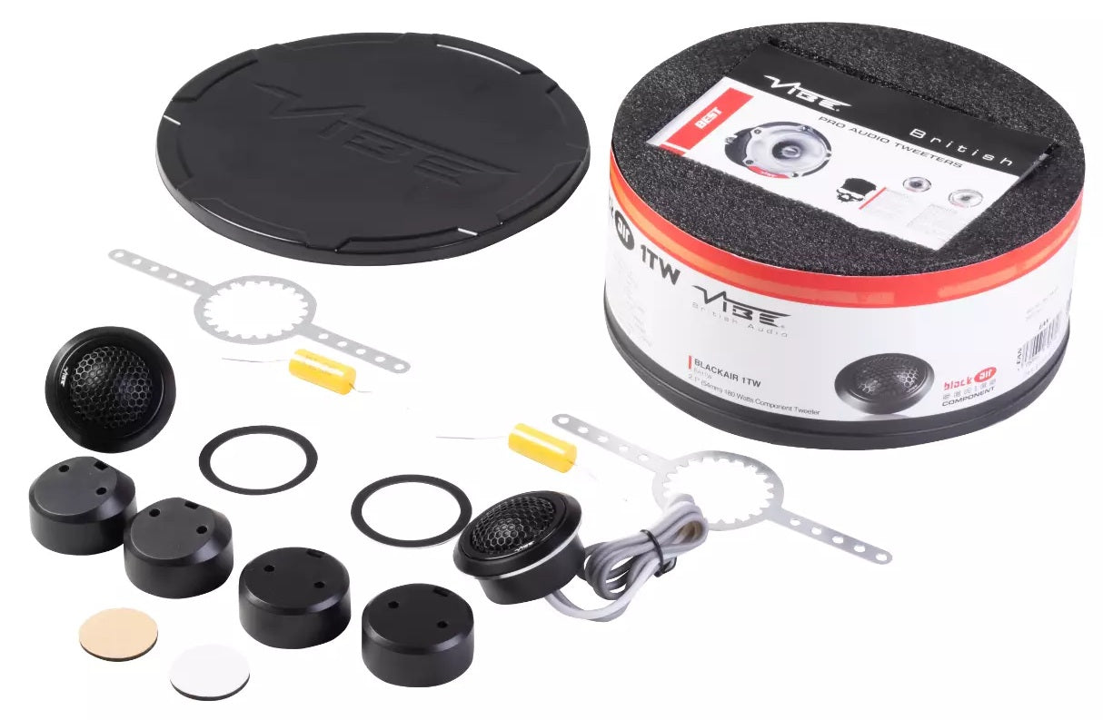 Vibe BA1TW-V4 Blackair1 2.1inch Tweeters