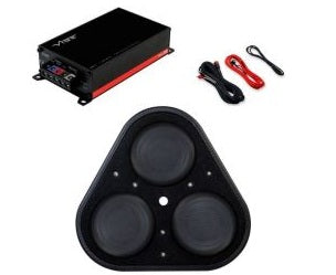 Vibe PowerBox 400.1M-V7 + BlackAir P8-V6  + RAPAWK2.5M - 12" Subwoofer Amp Bass package deal
