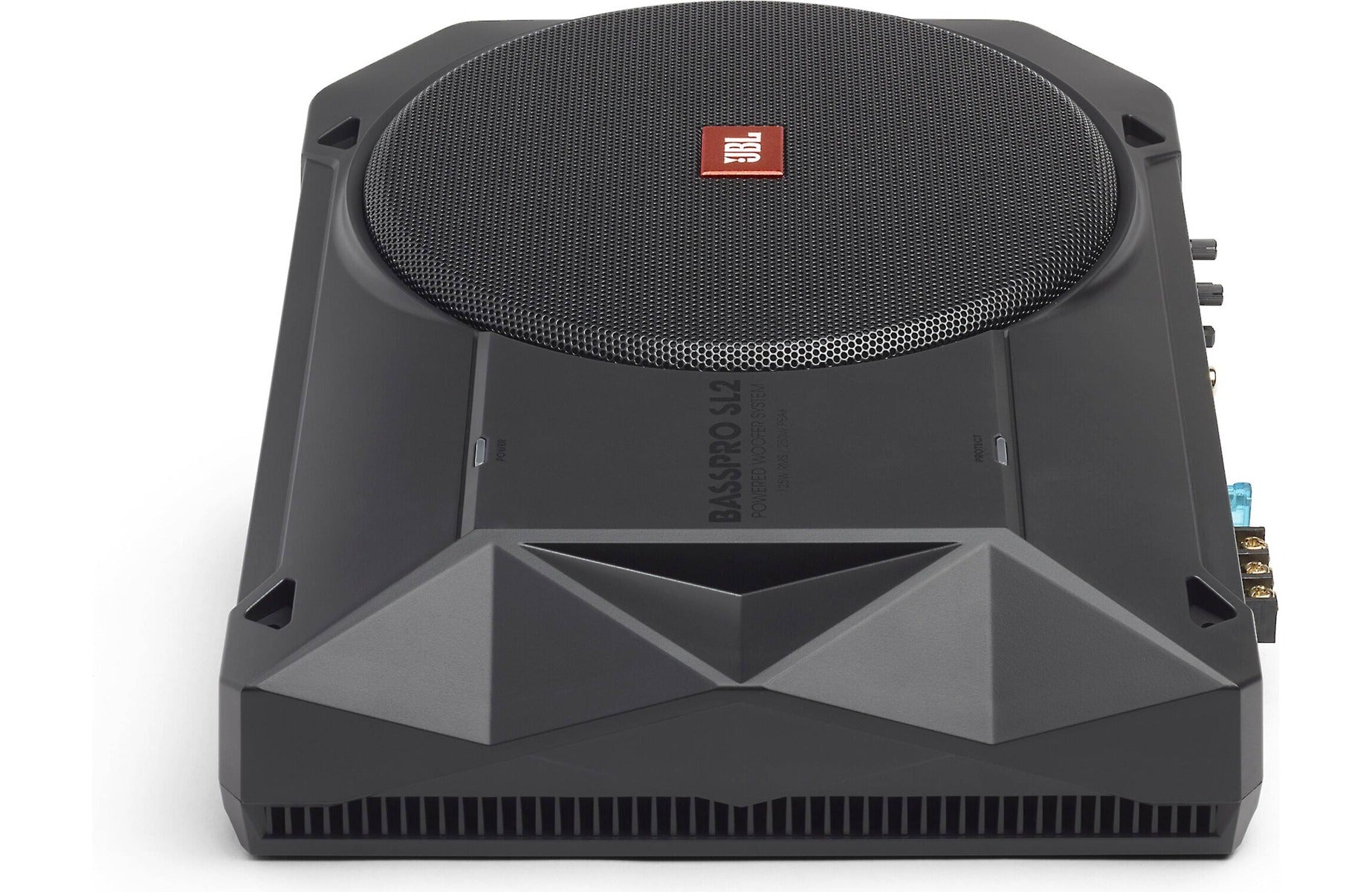 JBL BassPro SL2  8" Compact Powered Under-seat Subwoofer Enclosure with built in amp + kit