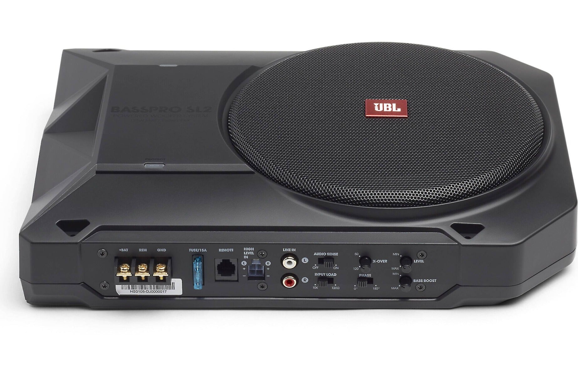JBL BassPro SL2  8" Compact Powered Under-seat Subwoofer Enclosure with built in amp