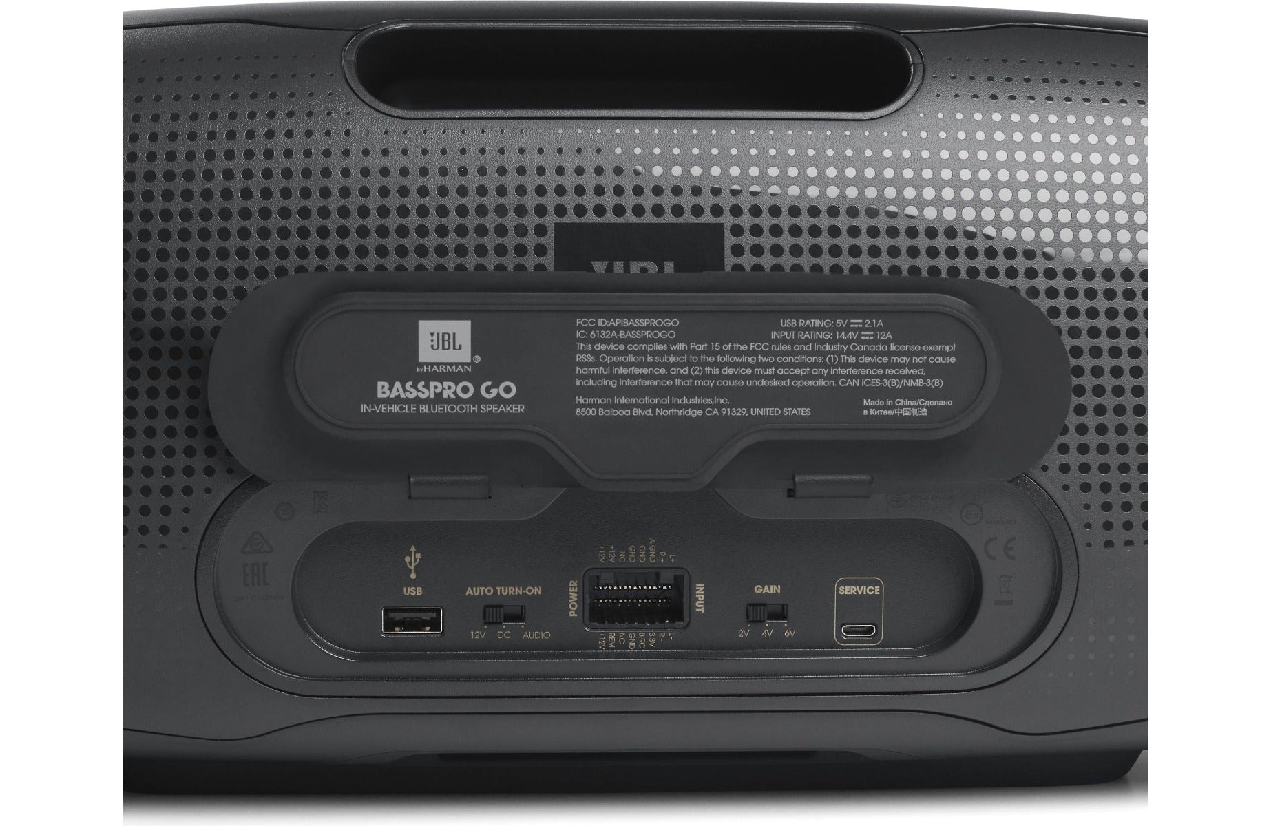 JBL BASSPRO GO In-vehicle Powered Subwoofer & Full-range Portable Bluetooth Speaker