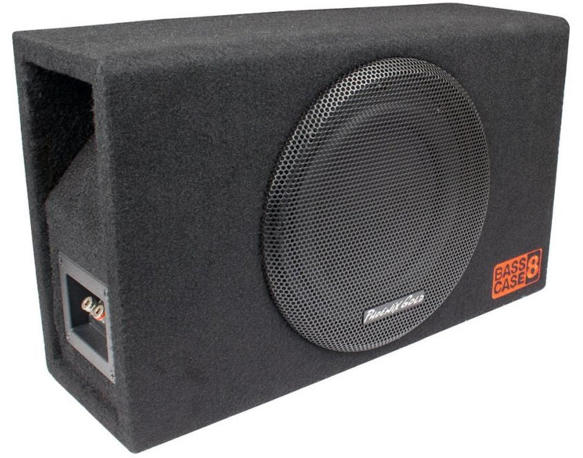 Pheonix Gold BASSCASE8 Compact 8" Subwoofer 200w RMS Bass Box Enclosure