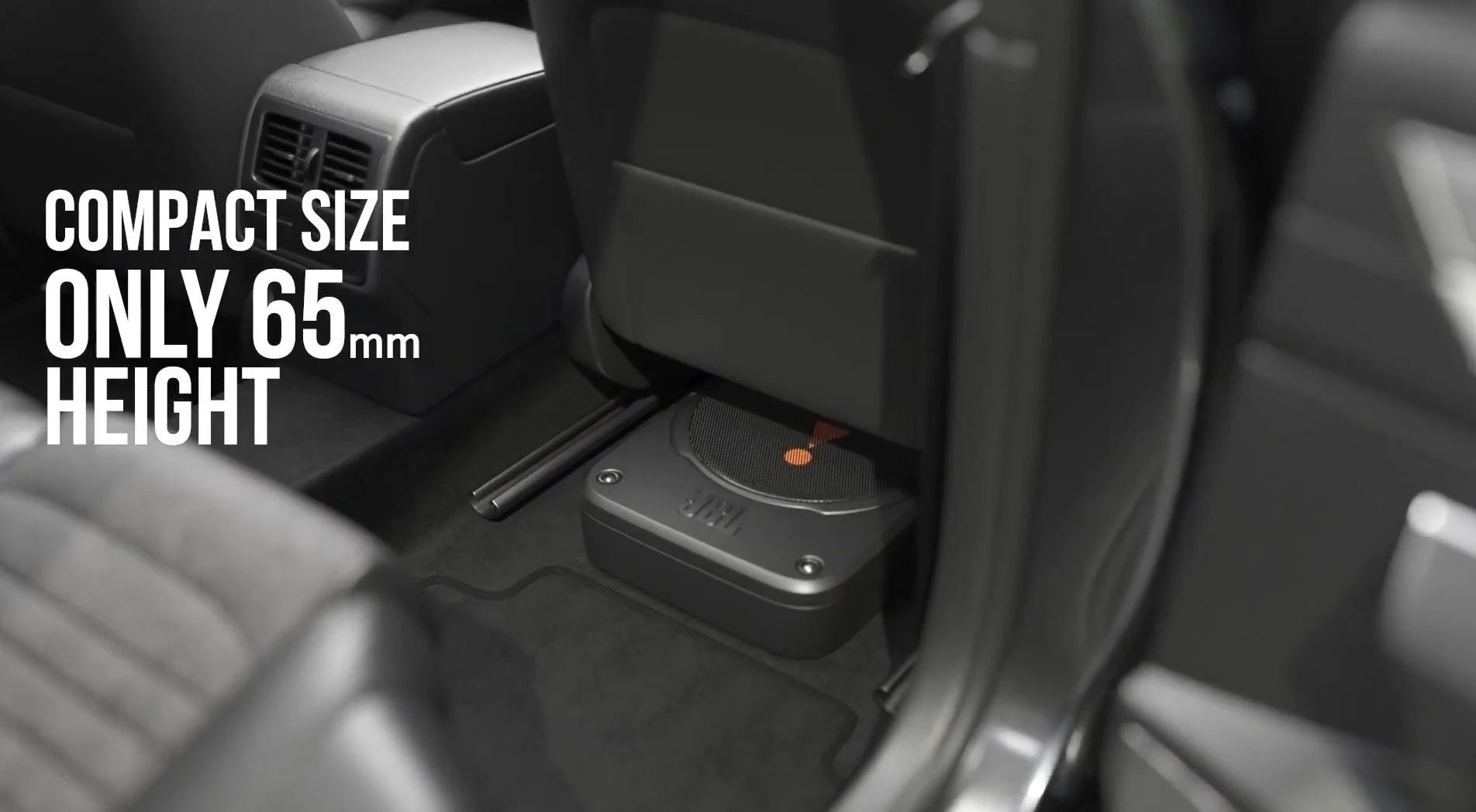 JBL BASSPRO LITE Ultra-Compact Active underseat subwoofer enclosure with built in amplifier