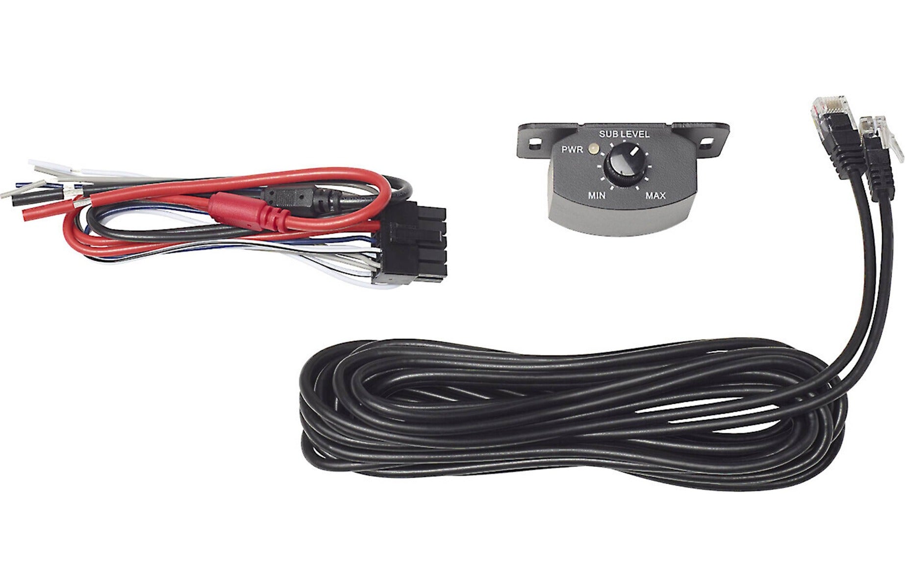 JBL BassPro Nano 200 Watt Ultra-Compact Under Seat Powered Subwoofer System W/ Wiring Kit