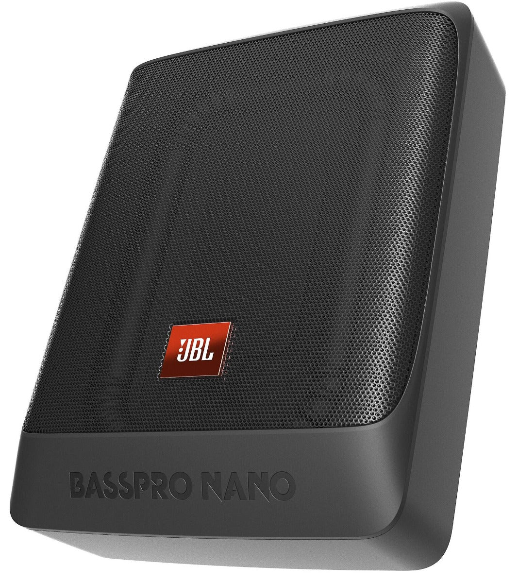JBL BassPro Nano 200 Watt Ultra-Compact Under Seat Powered Subwoofer System W/ Wiring Kit