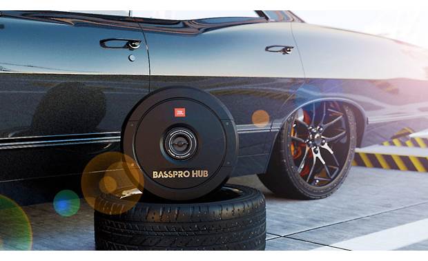 JBL BassPro Hub  Universal Powered Spare Tyre Well 11" Subwoofer w/ Built-in 300W Amplifier