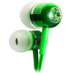 BassBuds BassBuds BBCC-GREEN Classic Green Crystaltronics In-Ear Earphones