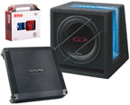 Alpine BBX-T600 Amp + Alpine SBG-1244BR 12" Subwoofer & Wiring Kit