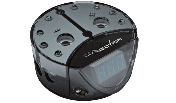 Connection by Audison BCA32BGT Competition Grade Capacitor Distribution Three Way with Digital Voltmeter