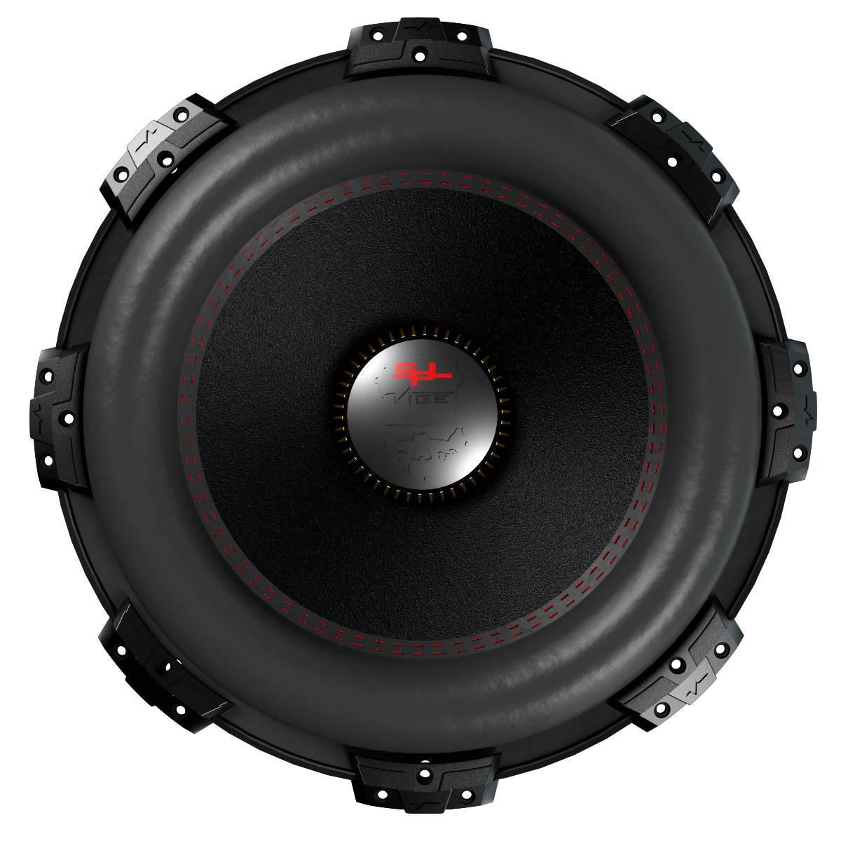 Vibe Blackdeath BD15D1SPL-V4 15 inch 9000W Dual 1ohm  Voice Coil SPL Subwoofer