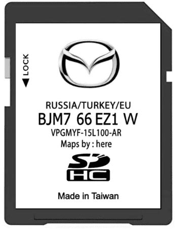 MAZDA 2024 NAVIGATION UK + EUROPE BJM766EZ1W