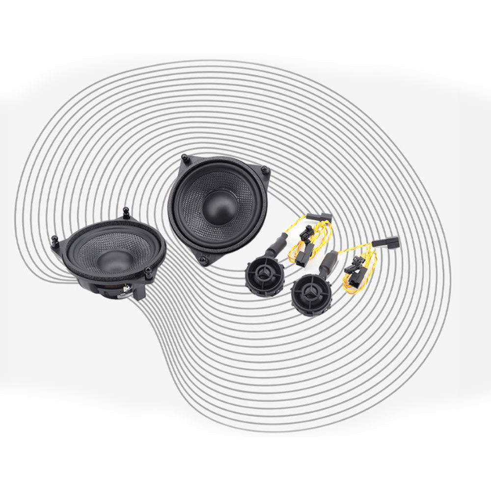 Mercedes Benz/Tesla 3 100 mm (4 inch) 2-Way component speakers (PAIR) BLAM RELAX 100MNS