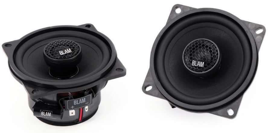 BLAM RELAX 100RFC 100mm 4 inch Hi-efficiency 2ohm, 2-Way Coaxial car audio speakers (PAIR) BL-100RFC