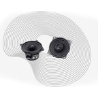 BLAM RELAX 100RFC 100mm 4 inch Hi-efficiency 2ohm, 2-Way Coaxial car audio speakers (PAIR) BL-100RFC