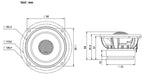 BLAM RELAX 100RFC 100mm 4 inch Hi-efficiency 2ohm, 2-Way Coaxial car audio speakers (PAIR) BL-100RFC