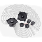 BLAM BL100RFS (4inch) Hi-efficiency 2ohm, 2-Way Component Car Audio Speakers (PAIR)