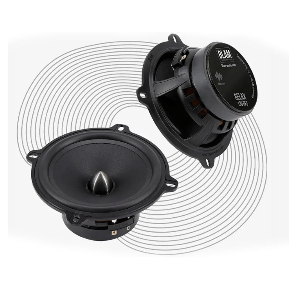 BLAM RELAX 130RFS 130mm (5.25inch) Hi-efficiency 2ohm, 2-Way Component car  speakers (PAIR)