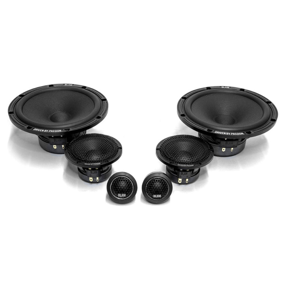 BLAM RELAX 165R3 165mm (6.5inch) 3-Way (2+1) Separate-Channel Loudspeaker car audio System (PAIR) BL-165R3