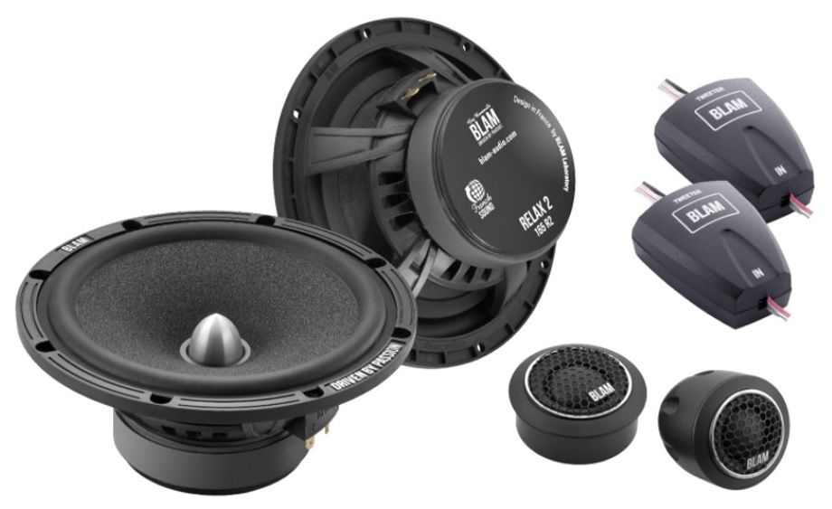 Seat Alhambra BLAM 165RS 165mm speakers into the front doors of complete speaker upgrade fitting kit