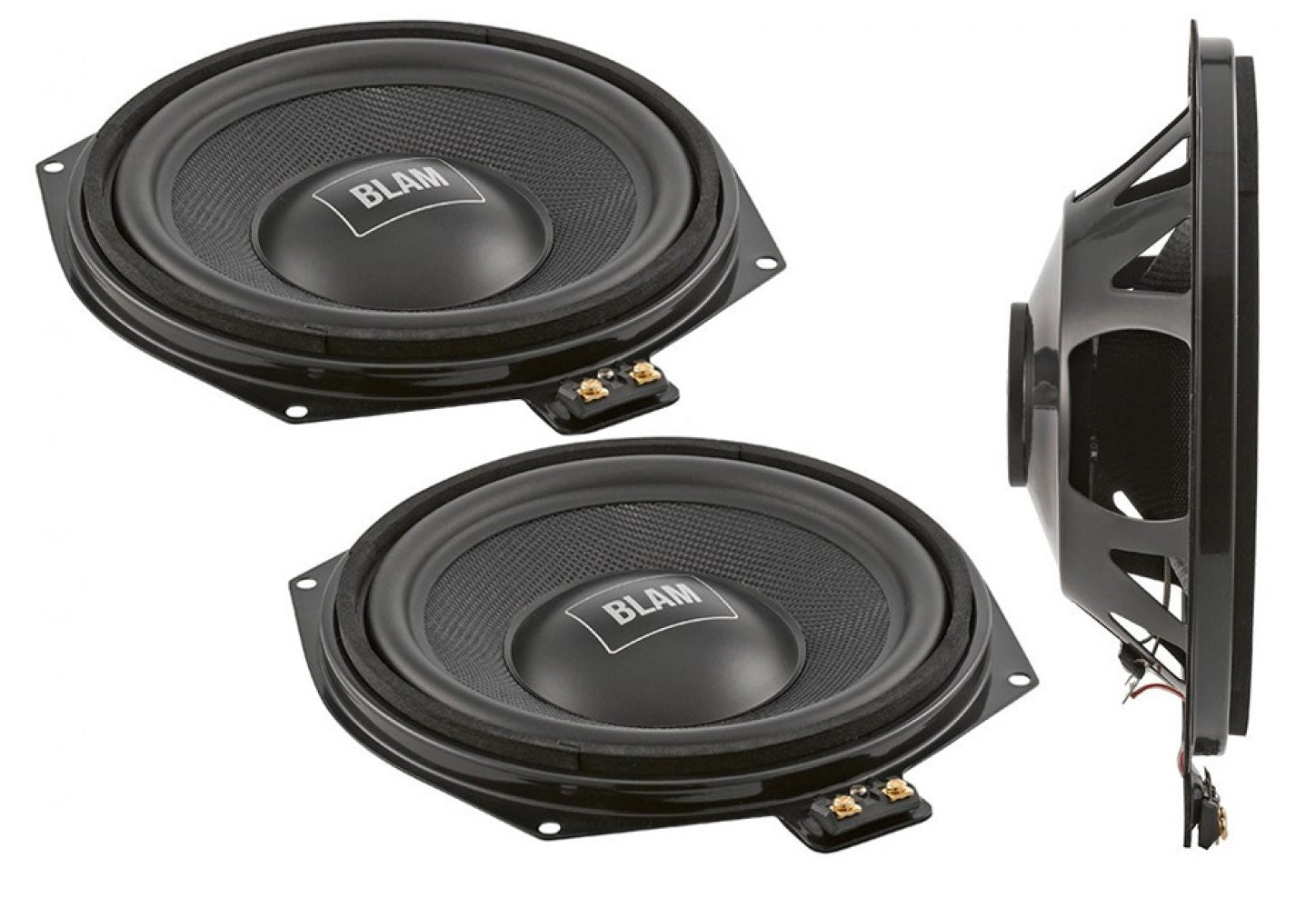 BLAM BM200W - 8" underseat 200 mm 8“ high performance dedicated subwoofers for BMW 1/3/5 series (PAIR)