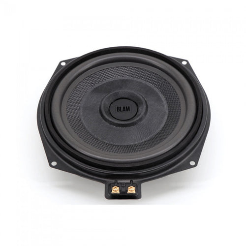 BMW 1,3,5,6,7-Series and X-1,3,5,6 BLAM hi-performance dedicated 200mm (8 inch) extra-flat underseat subwoofers (PAIR) BM200WN