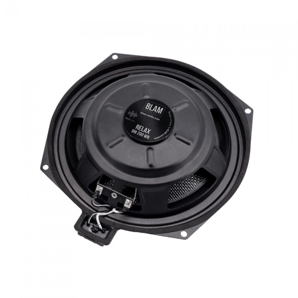 BMW 1,3,5,6,7-Series and X-1,3,5,6 BLAM hi-performance dedicated 200mm (8 inch) extra-flat underseat subwoofers (PAIR) BM200WN