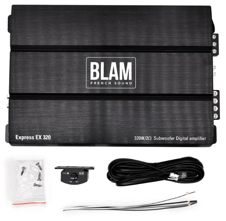 BLAM EXPRESS EX320 1-Channel (Monoblock) Class D amplifier 320 watts RMS (SPECIAL ORDER PRODUCT) BL-EX320
