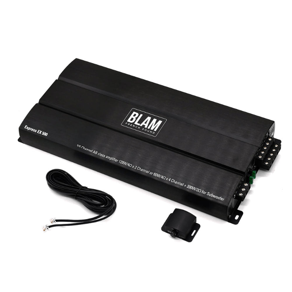 BLAM EXPRESS EX500 5-Channel AB-Class amplifier 400 watts RMS (OEM Compatible) BL-EX500