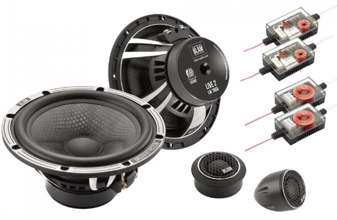 BLAM L165-A LIVE ACOUSTIC 165mm (6.5 inch) High fidelity 140W 2-way component speaker system