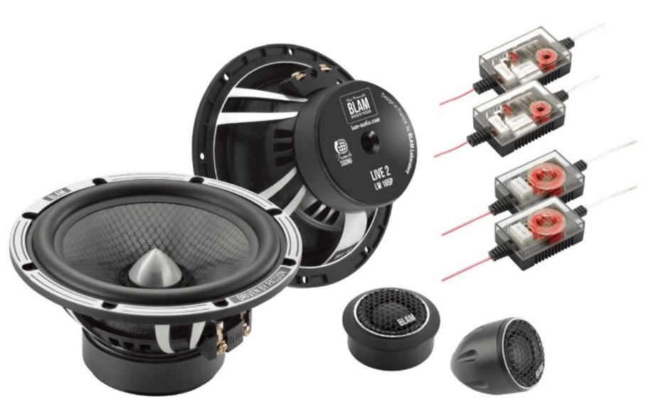 BLAM BL-L165-P LIVE HIGH POWER 165mm (6.5 inch) 180W 2-way component speaker system