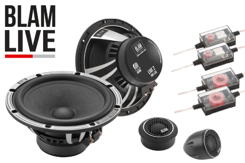 Tesla Model 3,X,S, Y BLAM L165-LSQ ORIGINAL 2 HIGH POWER 165mm (6.5 inch) 180W 2-way component speaker system