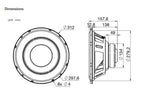 BLAM BL-R12 RELAX R12 300mm 12 Inch 2 Ohm 500W Subwoofer (For 12 inch subwoofer enclosures)