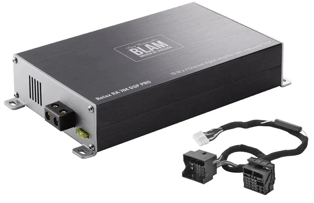 BLAM RELAX RA 704 DSP PRO 4-Channel amplifier with built-in DSP (Smartphone App-operated) BL-RA704-DSP