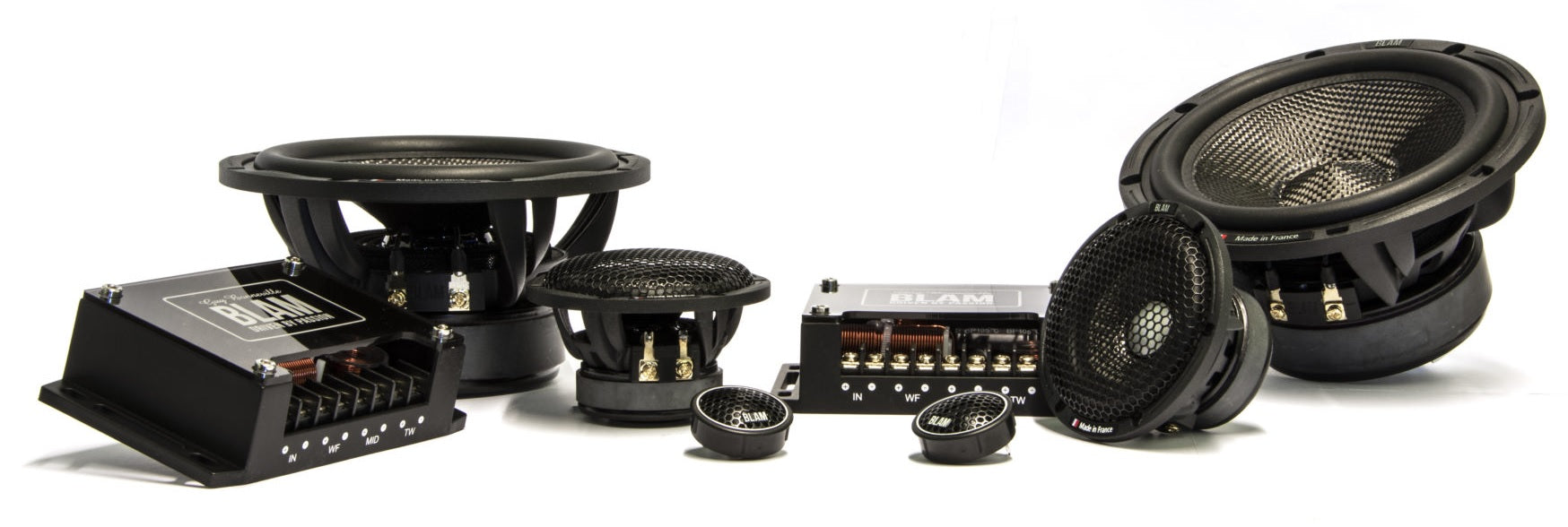 BLAM S 165.300 SIGNATURE High Power 165mm (6.5 inch) 250W 3-way component speaker system