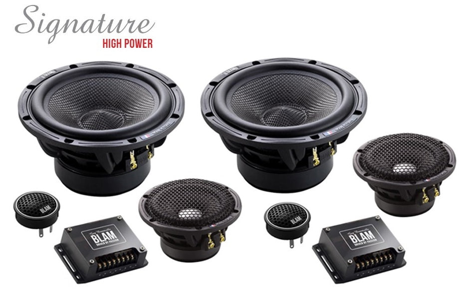 BLAM S 165.300 SIGNATURE High Power 165mm (6.5 inch) 250W 3-way component speaker system
