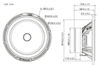 BLAM Super Relax SR165S 16.5cm/ 165mm (6.5") Hi Sensitivity 3ohm 2-Way Component car speakers BL-SR165S