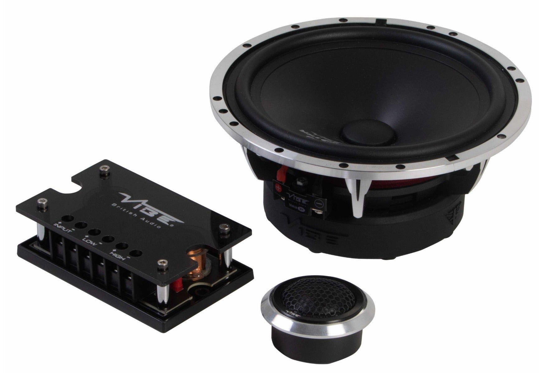 Vibe BLACKAIR6C-V0 - 6.5" 2-Way 360 Watt Component Speakers