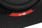 Vibe BLACKAIRC12-V2 Black Air Slimline 12 inch 1500w Passive Radiator Subwoofer Enclosure