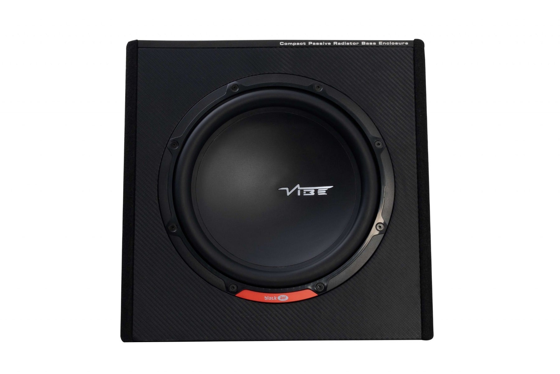 Vibe BLACKAIRC12-V2 Black Air Slimline 12 inch 1500w Passive Radiator Subwoofer Enclosure