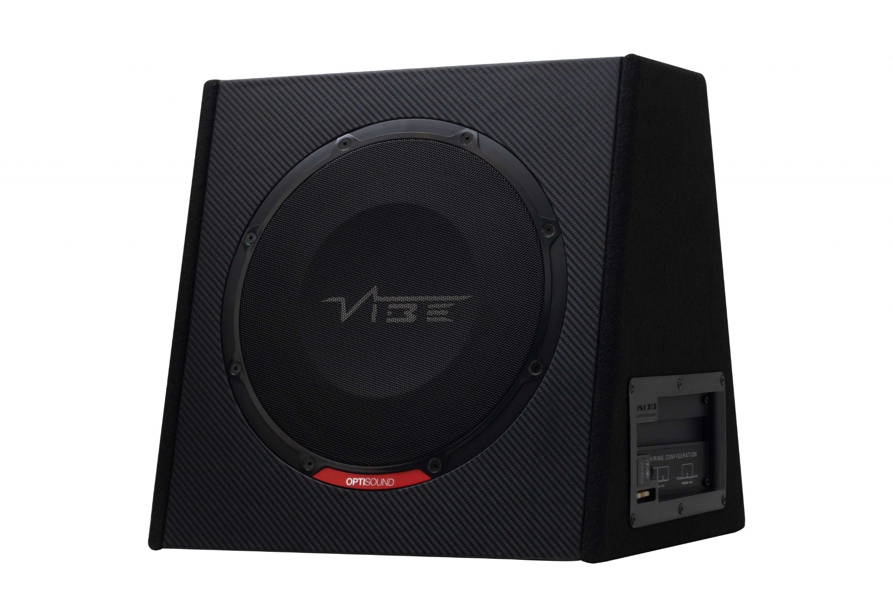 Vibe BLACKAIRC12-V2 Black Air Slimline 12 inch 1500w Passive Radiator Subwoofer Enclosure