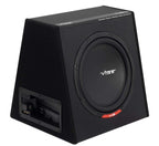 Vibe BLACKAIRC12-V2 Black Air Slimline 12 inch 1500w Passive Radiator Subwoofer Enclosure