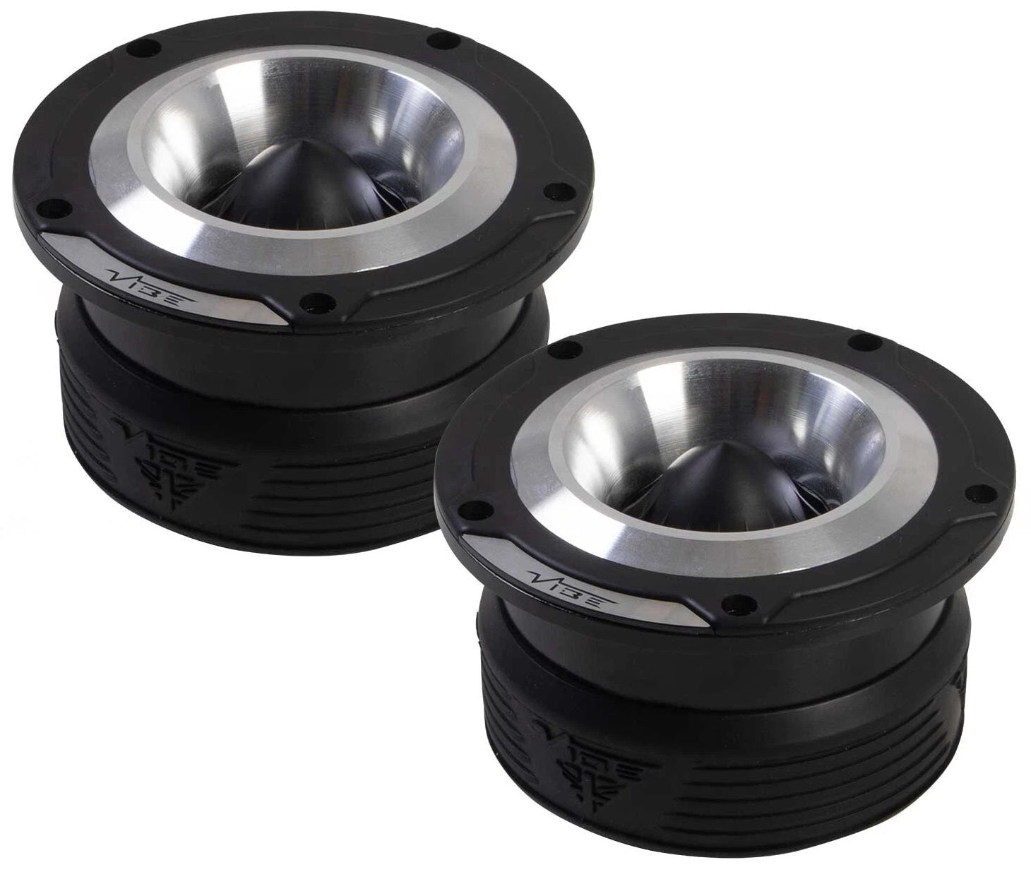 Vibe BLACKAIRPRO4.5T-V0 Pro Audio 4.5 inch 225W Horn Bullet Car Tweeters Pair