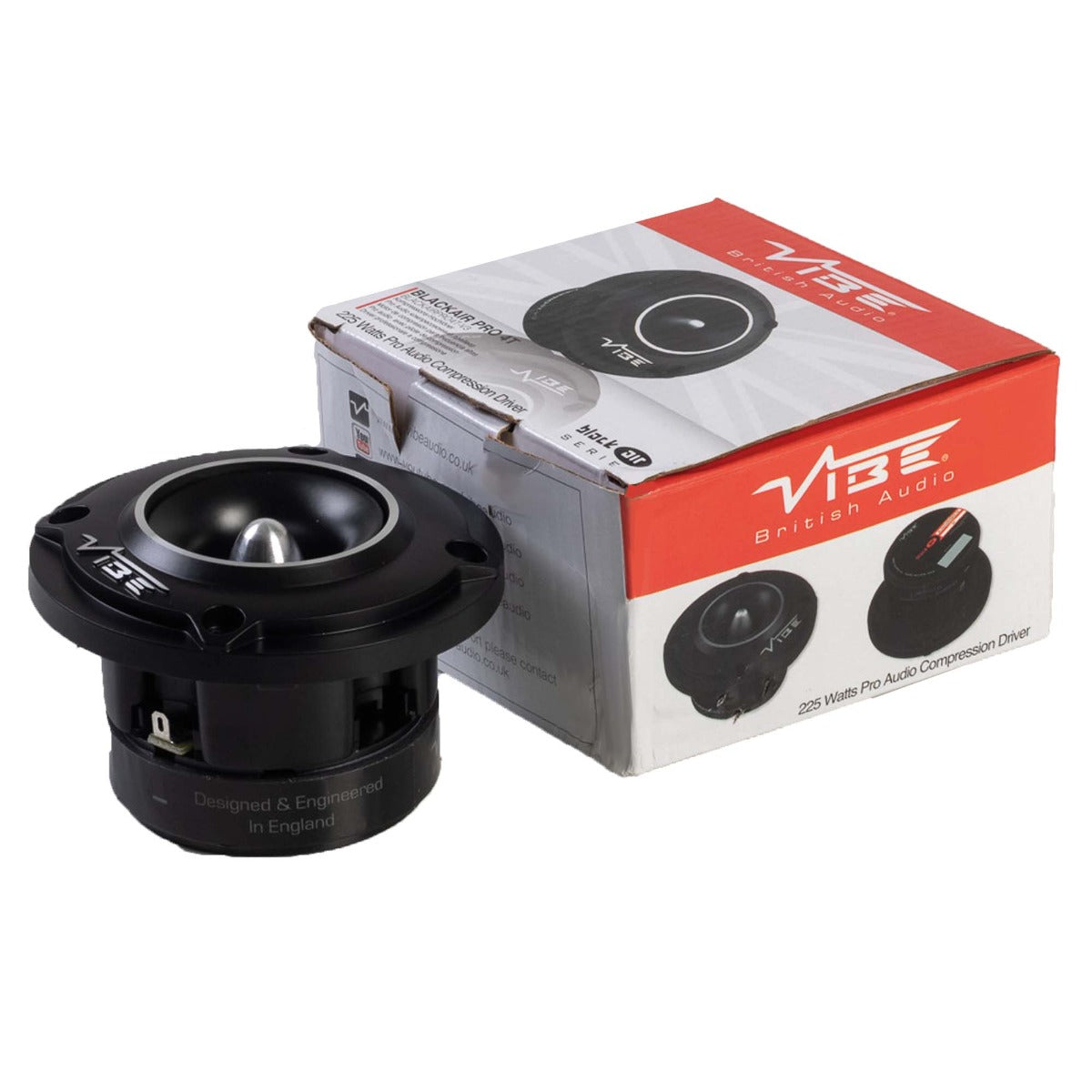 Vibe BLACKAIRPRO4T-V3 Pro Audio 4 inch 225W Horn Bullet Car Tweeters Pair