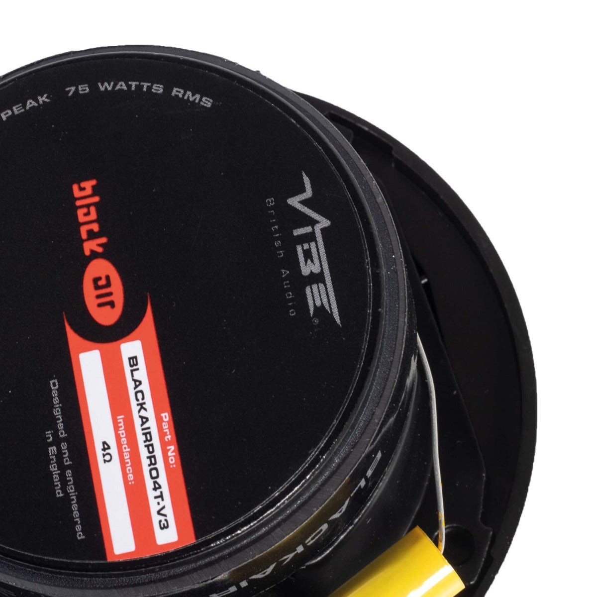 Vibe BLACKAIRPRO4T-V3 Pro Audio 4 inch 225W Horn Bullet Car Tweeter Single