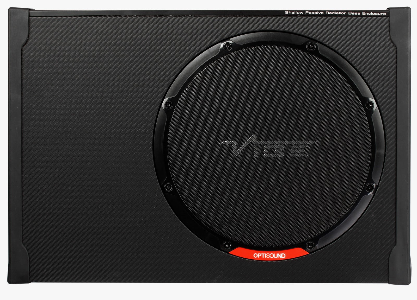 Vibe BLACKAIRT12S-V0 - Black Air Slimline 12 inch Passive Radiator Subwoofer Enclosure