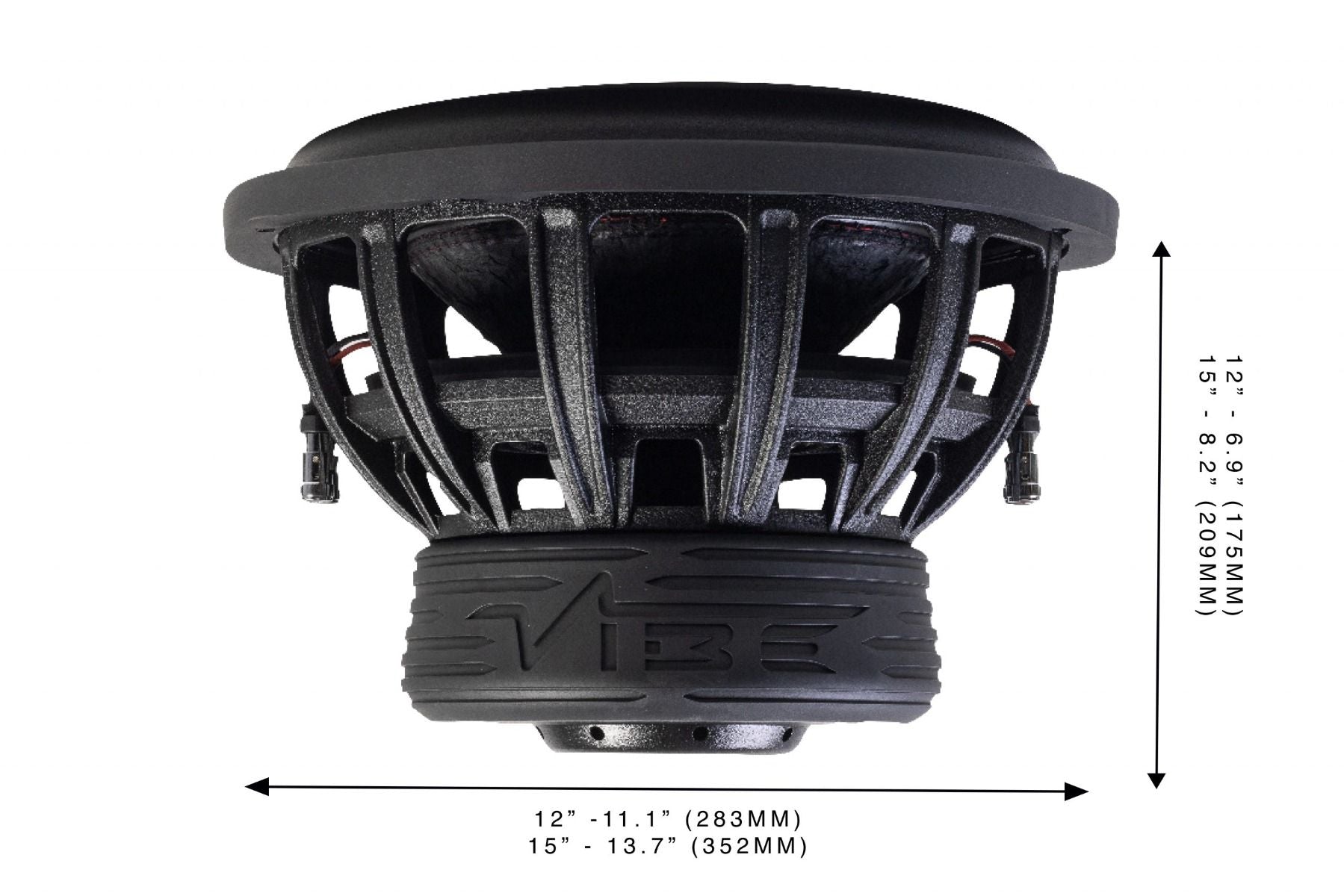 Vibe BD12D4-V4 12 inch BLACKDEATH Bass Car Subwoofer Dual 4 Ohm 4500W
