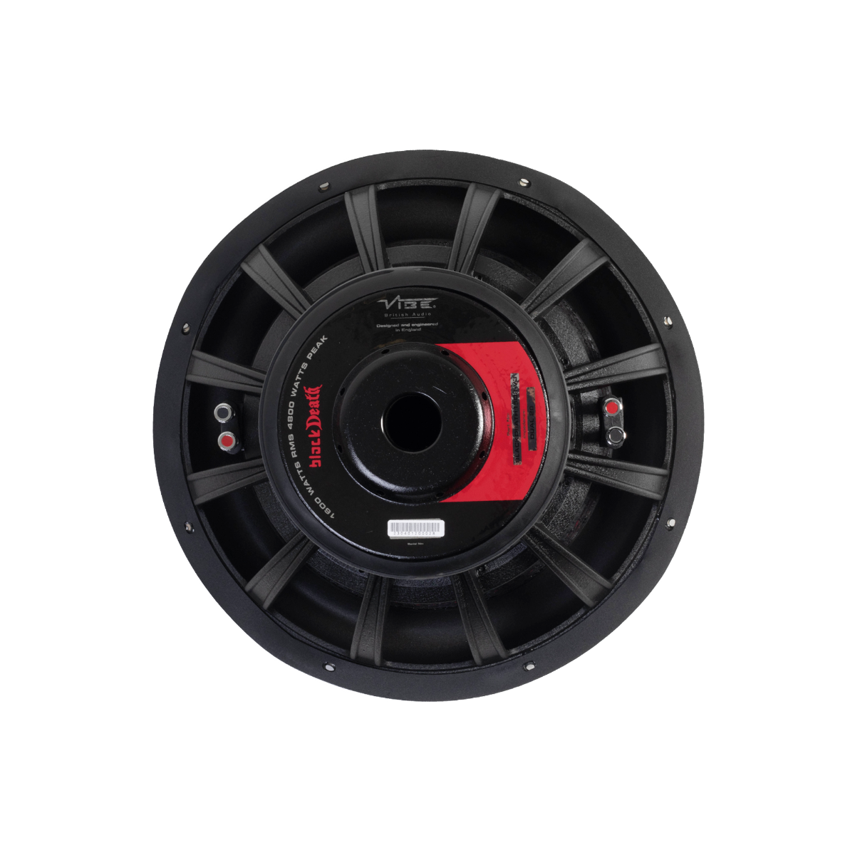 Vibe BLACKDEATH15D2-V3 - 15" Street Bass Car Subwoofer Dual 2Ohm 4800W