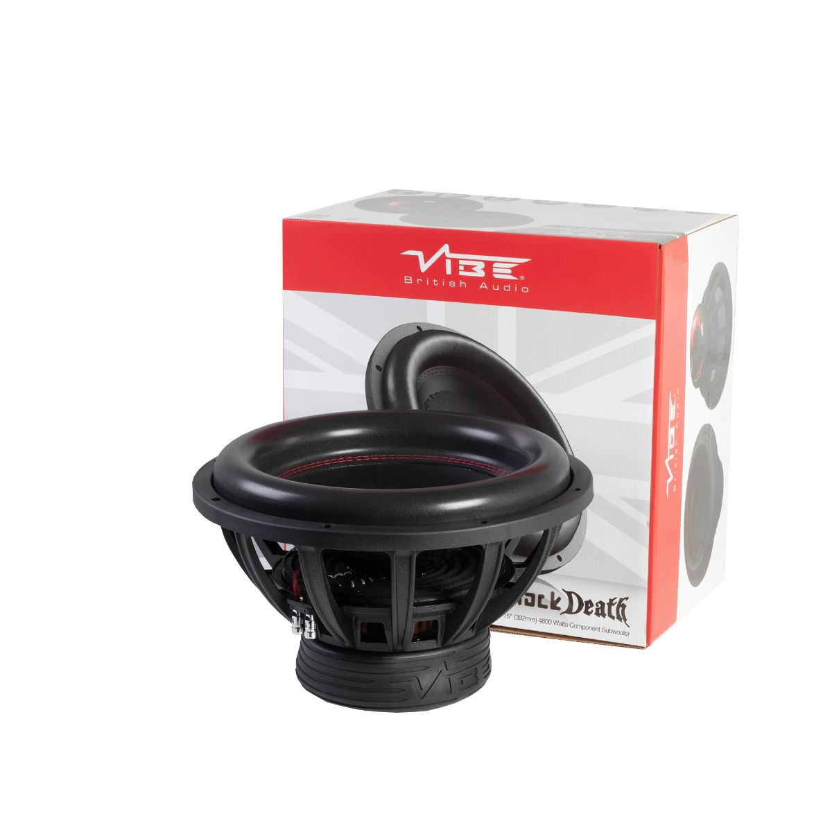 Vibe BLACKDEATH15D2-V3 - 15" Street Bass Car Subwoofer Dual 2Ohm 4800W