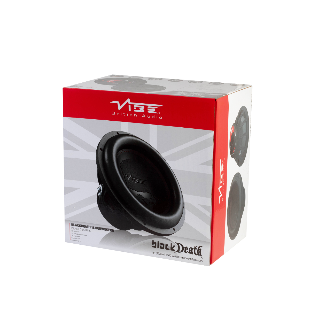 Vibe BLACKDEATH12D2-V4 - 12" Street Bass Car Subwoofer Dual 2 Ohm 4500W