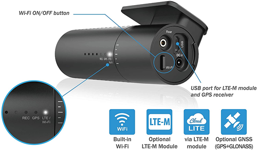 BlackVue DR590X 32GB 2-Channel Dash Camera with built in WiFi